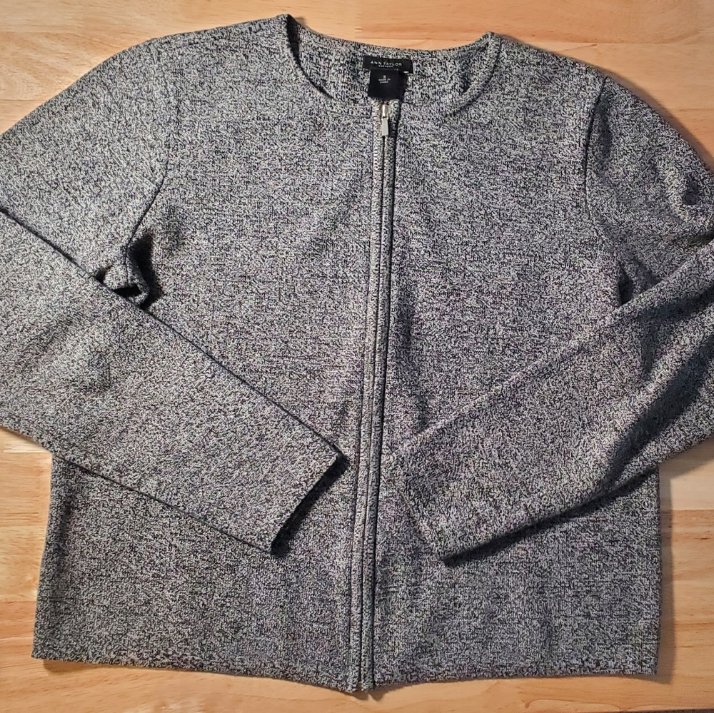 ✨️ Ann Taylor Factory Zip Cardigan